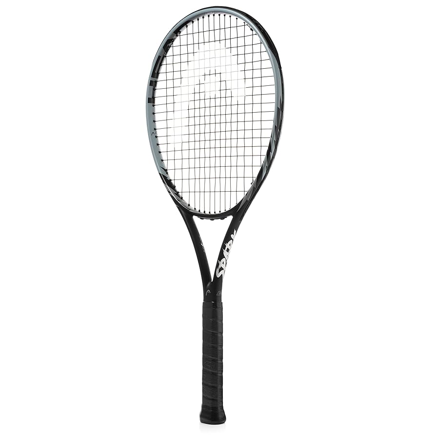 HEAD Metallix Spark Tour Stealth Tennis Racket - Pre-Strung